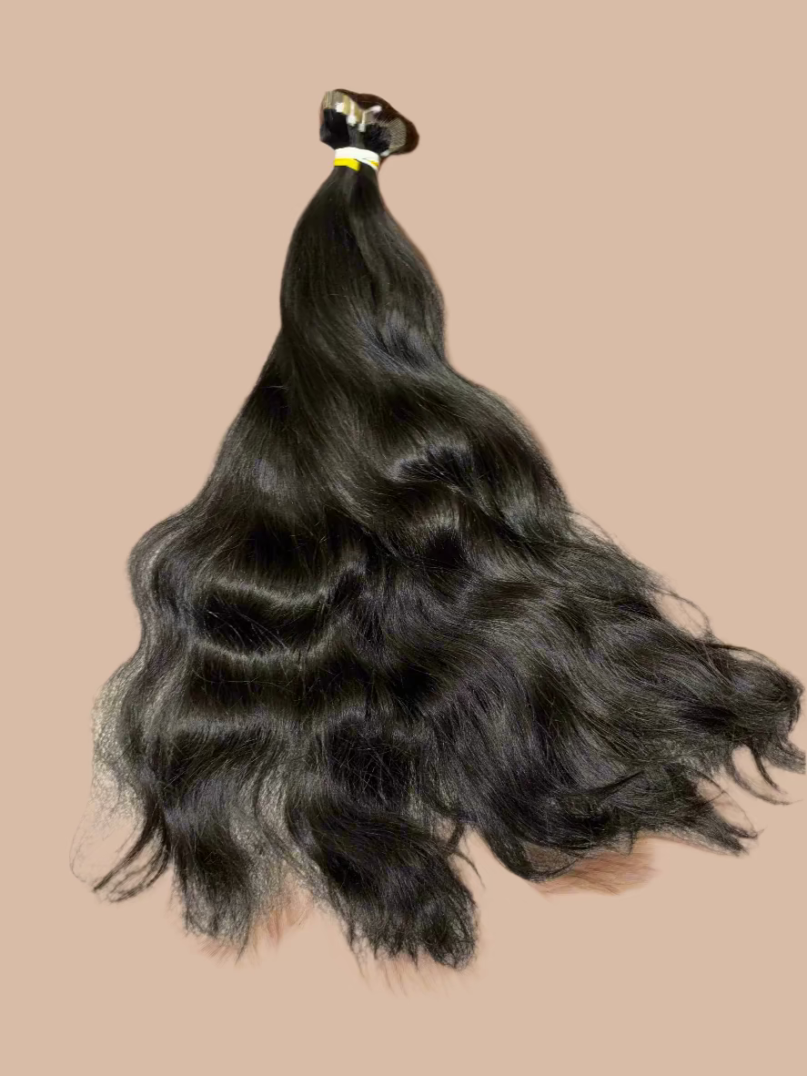 Natural Wavy Tape In Hair Extensions