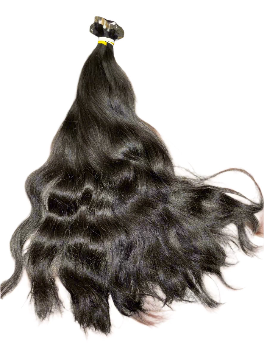 Natural Wavy Tape In Hair Extensions
